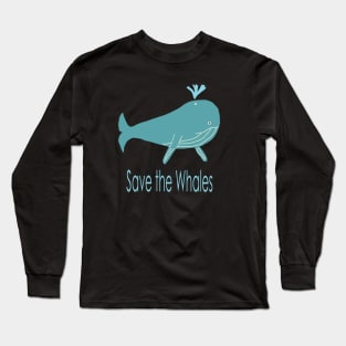 Save the Whales Long Sleeve T-Shirt